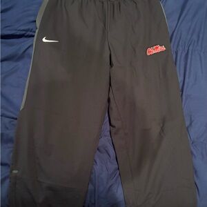 Ole Miss Nike Black Athletic Pants